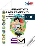Edukasyong Pagkatawan Iv: Quarter 1 - Module 2: Ang Pagsubok Sa Mga Sangkap NG Physical Fitness (Pre-Test)