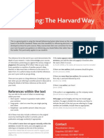 Referencing: The Harvard Way: References Within The Text
