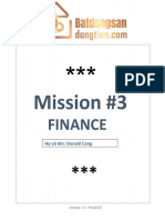Mission 3 - Finance - Donald Cong