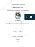 Aplicación de Las Herramientas y Funciones de Los Programas de Software