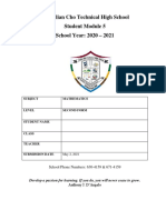 Second Form Mathematics Module 5