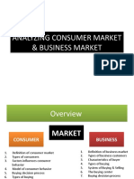 Chapter 3 - Consumer and Business Markets