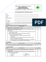 Formulir Penentuan Status Pasien Covid