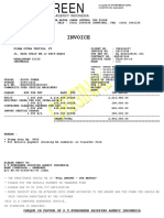 Invoice: P.T.Evergreen Shipping Agency Indonesia