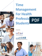 Time Management For Health Professions Students