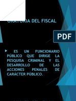 Oratoria Del Fiscal.