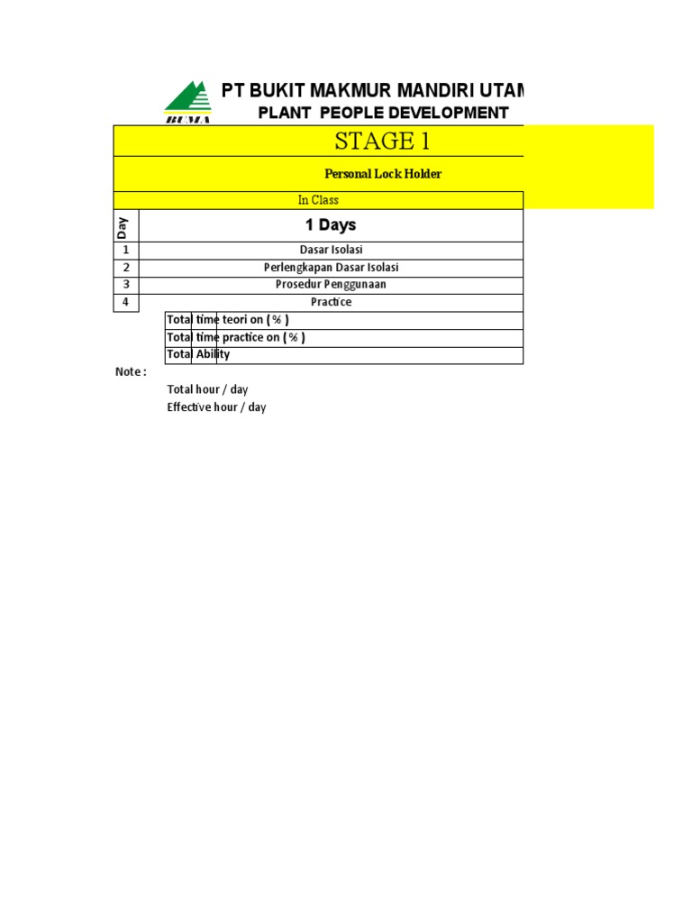 LoTo Lesson Plan PERSONAL LOCK HOLDER PDF