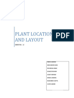 Report PTQM PLANT LOCATION AND LAYOUT