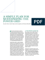 A Simple Plan For Modernizing The Power Grid: by Justin Dean, Konark Singh, Sameer Agrawal, and Ramya Sethurathinam