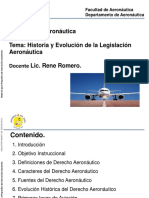 Tema 1 - Historia y Evolución de La Legislación Aeronáutica