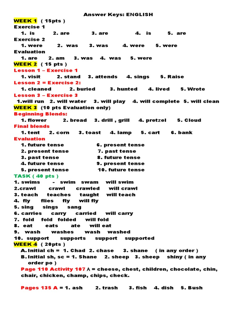 Lesson 1 - Exercise 1 Lesson 2 Exercise 2: Lesson 3 - Exercise 3 | PDF ...