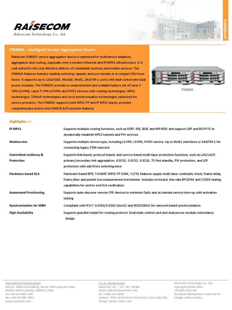 Raisecom, ISCOM2110A-MA, Managed L2 Ethernet Switch with 8 10/100Base-T