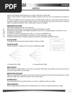 Optics: Properties of Light