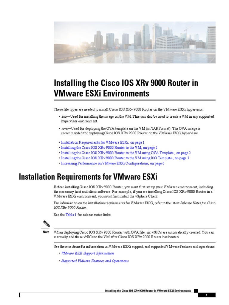 Cisco Router Setup for VMware Users | PDF | Virtual Machine | Router ...