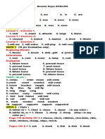 English Answer Keys