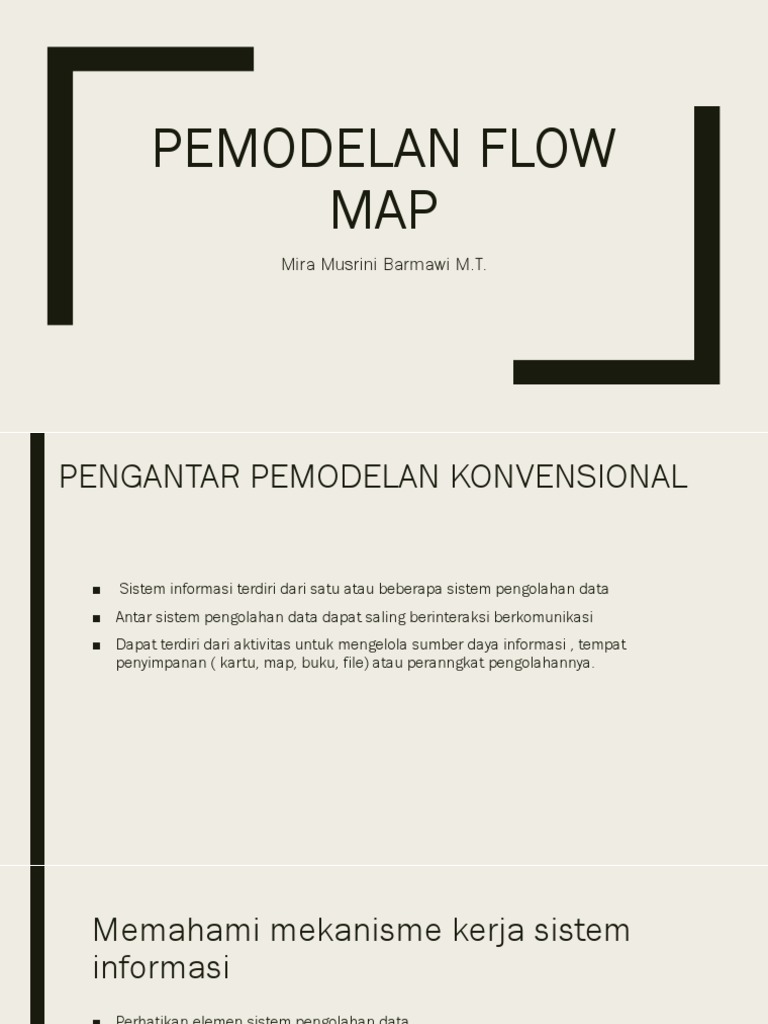Panduan Membuat Flow Map Diagram | PDF | Komputer