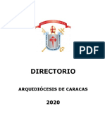 DIRECTORIO ARQUIDIÓCESIS DE CARACAS - 2020