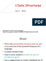Data Structures: Lecture 4: Struct