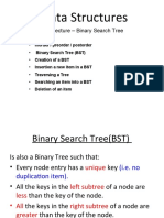 Data Structures: 10 Lecture - Binary Search Tree