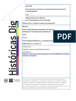 La Independencia de México: Temas e Interpretaciones Recientes