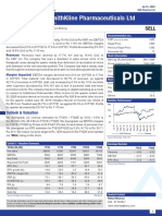 Glaxosmithkline Pharmaceuticals LTD: Revenue De-Growth