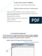 [PD] Documentos - OCISE - 3 El Software de apoyo a la gestion - Las hojas de calculo