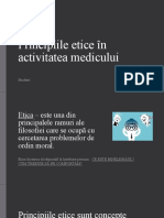 Principiile Etice in Activitatea Medicului