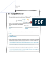 Fire Triangle Worksheet With Answers