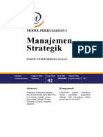 Modul 2 Manajemen Strategik - Unsur Unsur Perencanaan