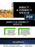 Class VII Direct & Indirect Speech