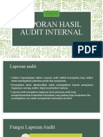 Laporan Hasil Audit Internal