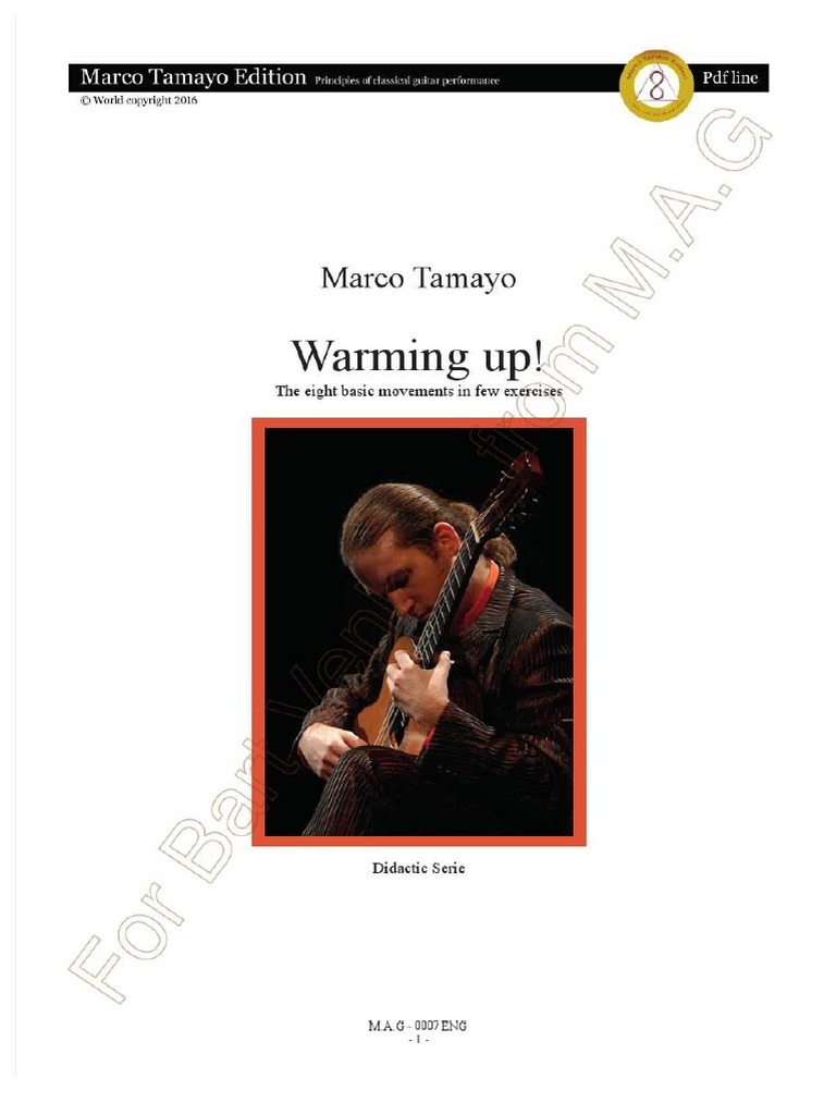 Marco Tamayo Warming Up Pdf