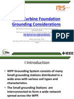 Wind Turbine Foundation Grounding Considerations