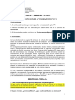 7° Básico - Solucionario - Guía de Aprendizaje Remoto - Lengua - N°4