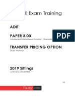 2019 ADIT Paper 3 03 TP Manual F