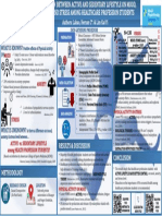 E-Poster COMPARISON BETWEEN ACTIVE AND SEDENTARY LIFESTYLE ON MOOD, ANXIETY, AND STRESS AMONG HEALTHCARE PROFESSION STUDENTS