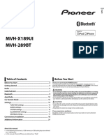 MVH 289bt User Manual