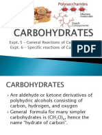 Expt 5 Carbohydrates