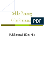 Sekilas Pandang Cyberpreneurship: M. Fakhrurrazi, Skom, MSC