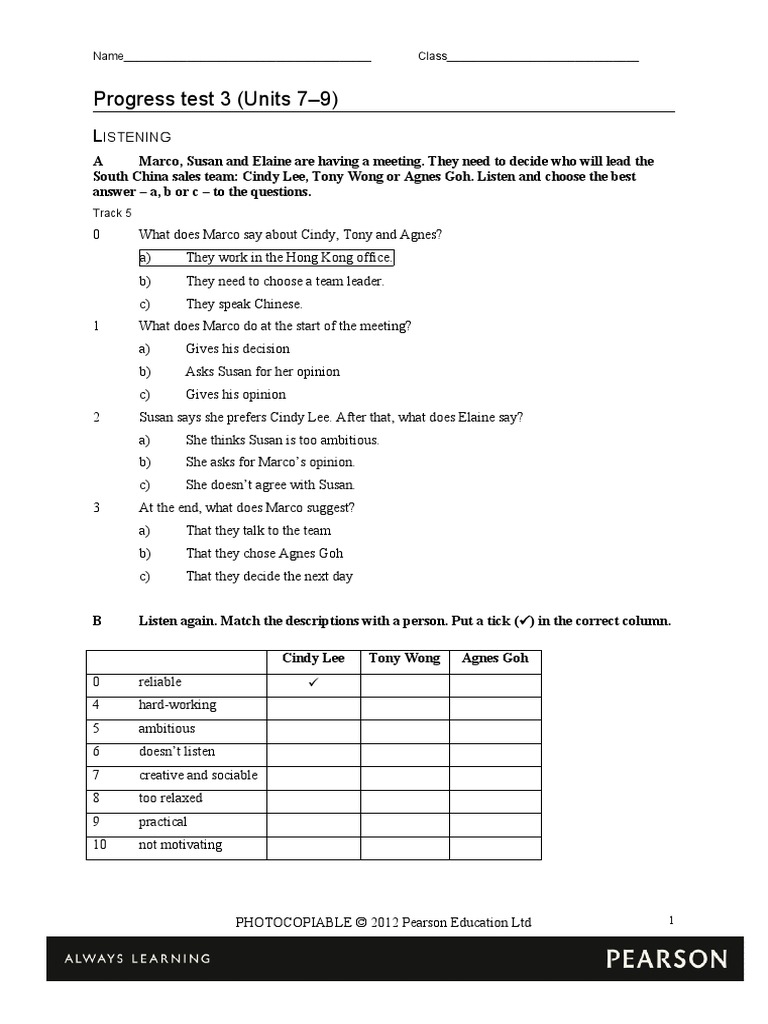 Progress Test 3 Mai Edited QN 2021 | PDF | Business | Economies