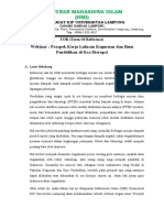 Term of Reference Webinar HmI Cabang Bandar Lampung Komisariat KIP Unila