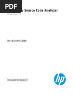 HP Fortify Source Code Analyzer: Installation Guide