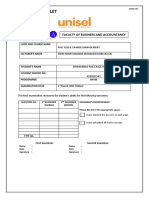 Change Management Faiez PMS3293 - Fba Answer Booklet
