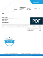 Hotel Grand Serela Jogja Receipt