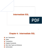 Intermediate SQL