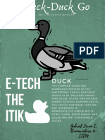 E-Tech The Itik: Gabriel Jovan C. Buenaventura 11-Stem