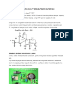 Project 4 (Membuat Power Ampli 5 Watt)