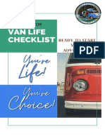 Van Life Checklist