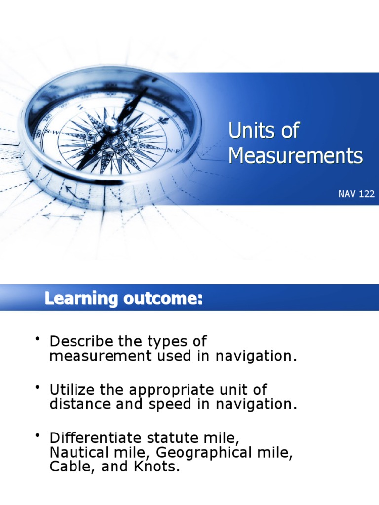 Navigation Measurement Basics | PDF | Navigation | Longitude