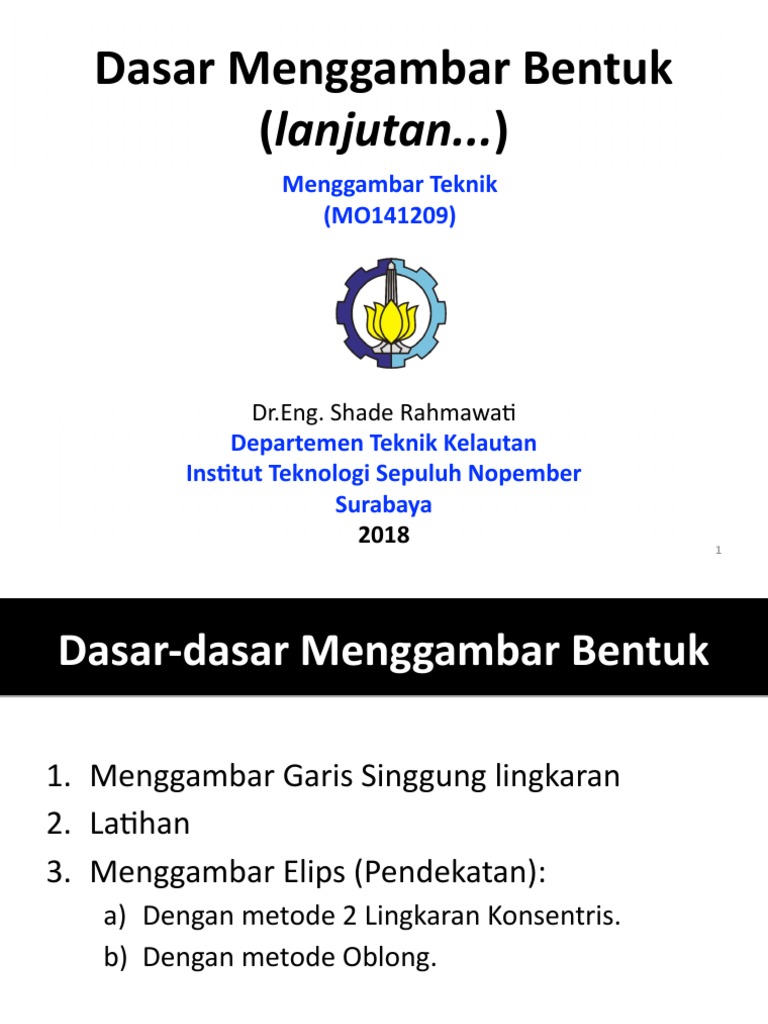 Kuliah 5B - Dasar Menggambar Bentuk - Lanjutan - 20-02 | PDF
